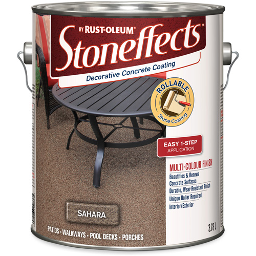 Stoneffects Decorative Concrete Coating, 3.78 L, Textured, Beige M & M Nord Ouest Inc