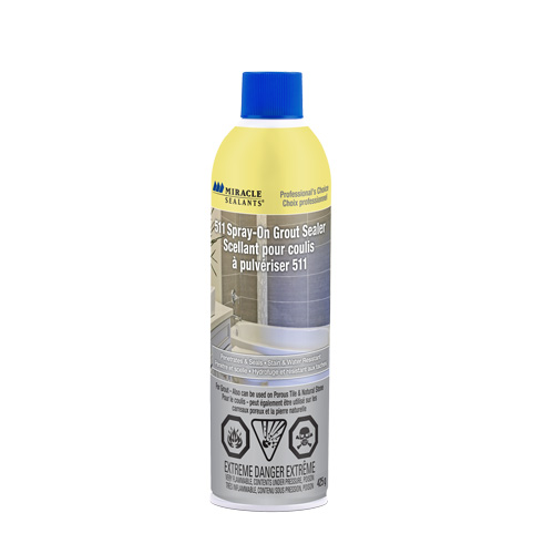 Scellant pour coulis &agrave; vaporiser 511 Miracle Sealants, Canette a&eacute;rosol M & M Nord Ouest Inc