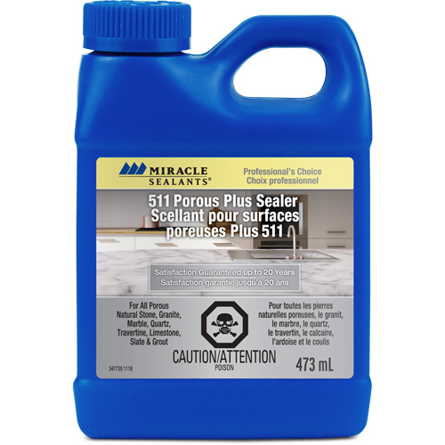 Scellant Porous Plus 511 Miracle Sealants, Cruche M & M Nord Ouest Inc