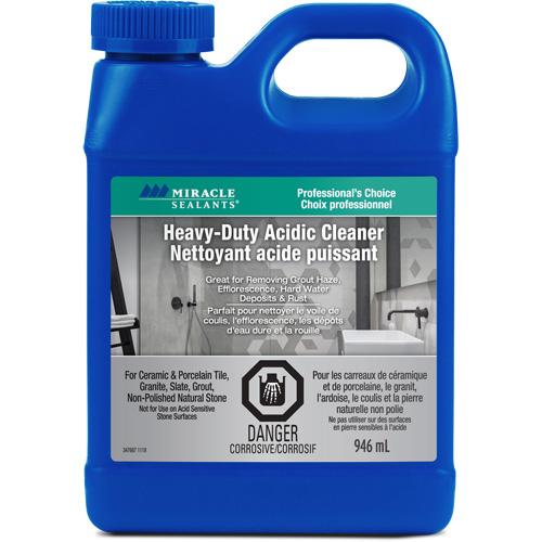 Nettoyant acide puissant Miracle Sealants, Cruche M & M Nord Ouest Inc