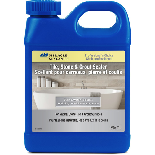 Scellant pour carreaux, pierres et coulis Miracle Sealants, Cruche M & M Nord Ouest Inc