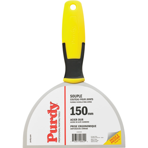 Couteau &agrave; joints flexible pour entrepreneur, Lame Acier &agrave; haute teneur en carbone, Largeur 6", Manche Plastique M & M Nord Ouest Inc