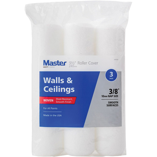Master Woven Roller Cover, 10 mm (3/8") Nap, 240 mm (9-1/2") L M & M Nord Ouest Inc