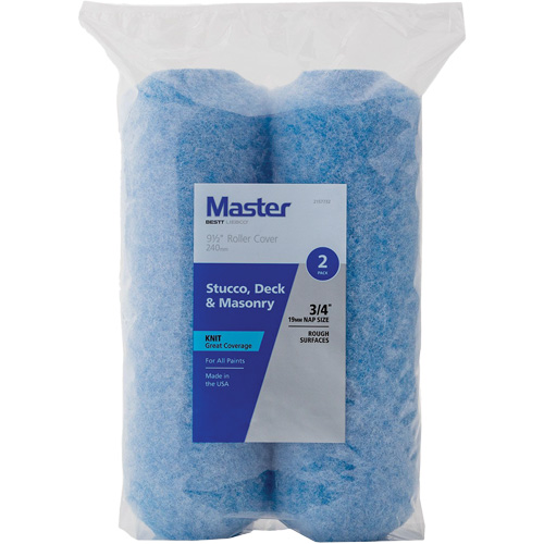 Master Textured Walls Roller Cover, 19 mm (3/4") Nap, 240 mm (9-1/2") L M & M Nord Ouest Inc