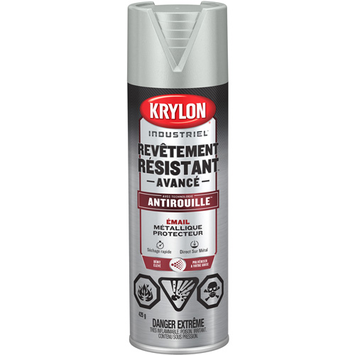 Peinture Tough Coat avec technologie Rust Barrier, Aluminium, M&eacute;tallique, 425 g, Canette a&eacute;rosol M & M Nord Ouest Inc