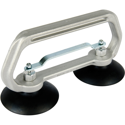 Appareils &agrave; ventouses - Ventouse double industrielle, 50 lb Capacit&eacute;, 4", Barre &agrave; tirer, 10" Longueur de la manche M & M Nord Ouest Inc
