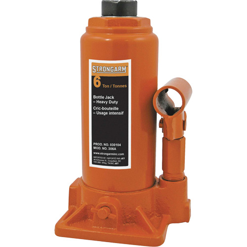 306A Bottle Jack, 6 Ton(s), 16" Raised Height M & M Nord Ouest Inc