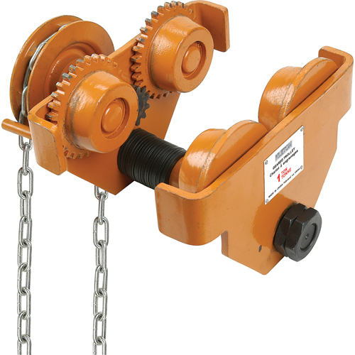 Adjustable Trolleys, 1000 lbs. (0.5 tons) Capacity, 2-11/16" - 5-1/4" M & M Nord Ouest Inc