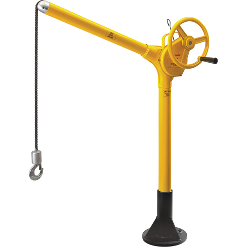 Hauts crochets &eacute;l&eacute;vateurs industriels avec base &agrave; ancrer, Capacit&eacute; 500 lb (0,25 tonne) M & M Nord Ouest Inc
