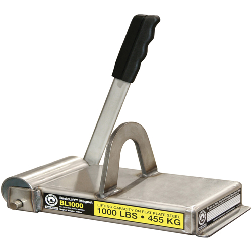 &eacute;lectro-aimants de levage de base, Capacit&eacute; de retenue 1000 lb (0,5 tonne), 11" lo x 5-5/8" la x 5-1/2" h M & M Nord Ouest Inc
