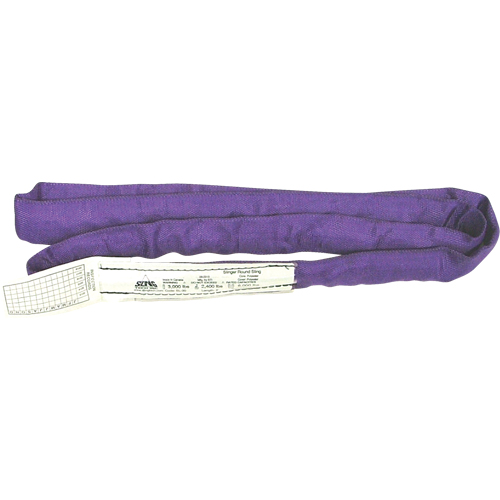 &eacute;lingues rondes, Mauve, 2" la x 4' lo, 3000 lb Charge verticale M & M Nord Ouest Inc