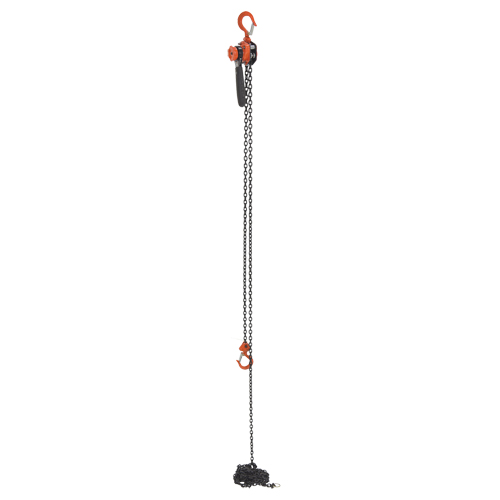 Mini palan &agrave; levier, Lev&eacute;e 15', Cabacit&eacute; 500 lb (0,25 tonne), Chaîne en Acier M & M Nord Ouest Inc