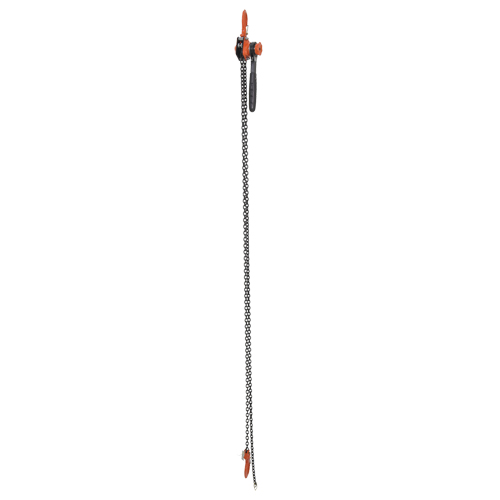 Mini palan &agrave; levier, Lev&eacute;e 10', Cabacit&eacute; 1000 lb (0,5 tonne), Chaîne en Acier M & M Nord Ouest Inc