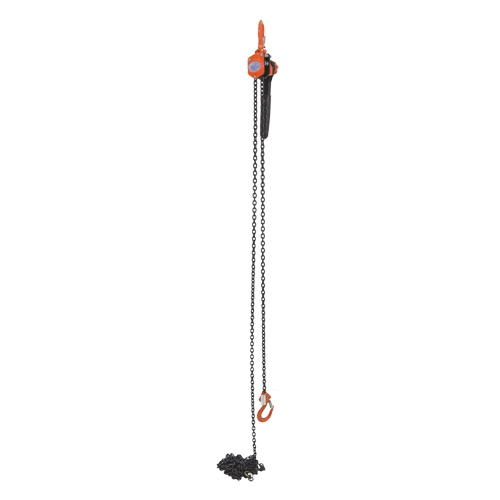 Mini palan &agrave; levier, Lev&eacute;e 15', Cabacit&eacute; 1000 lb (0,5 tonne), Chaîne en Acier M & M Nord Ouest Inc