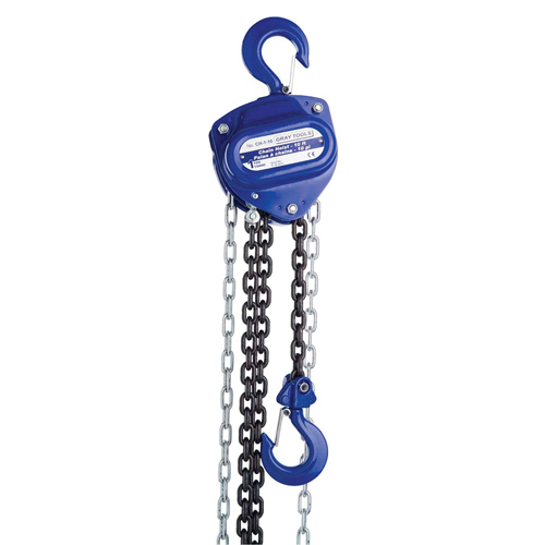 Chain Hoist, 10' Lift, 2000 lbs. (1 tons) Capacity, Load Chain Grade 80 Chain M & M Nord Ouest Inc