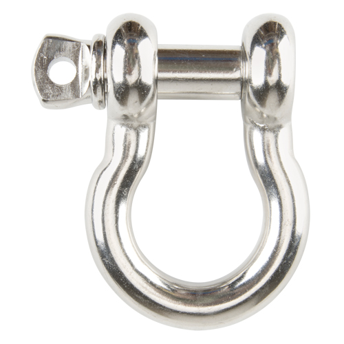 Screw Pin Anchor Shackle, 3/16", Screw Pin, Stainless Steel M & M Nord Ouest Inc