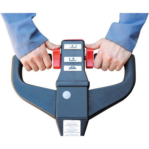 Fully Powered Electric Pallet Truck, 4500 lbs. Cap., 48" L x 30.25" W M & M Nord Ouest Inc