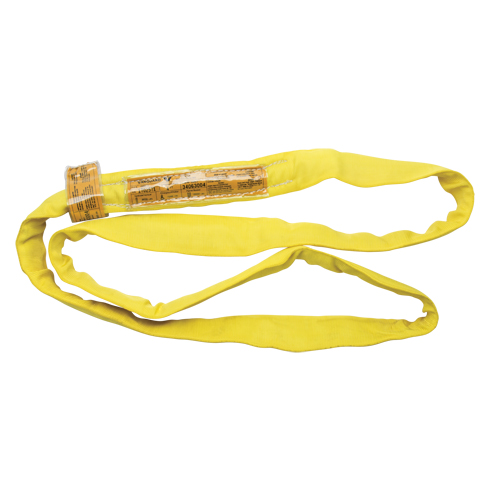 Polyester Round Sling, Yellow, 2-1/2" W x 16' L, 9000 lbs. Vertical Load M & M Nord Ouest Inc