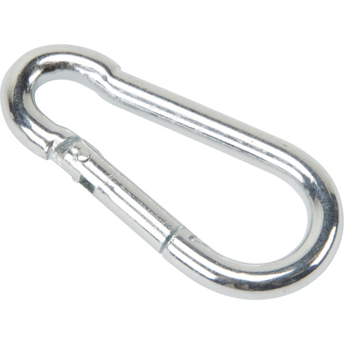 Zinc Plated Snap Hook, 220 lbs (0.11 tons) Working Load Limit, 3/16" Size, 5/16" Eye M & M Nord Ouest Inc