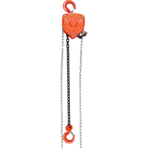Chain Hoist, 20' Lift, 10000 lbs. (5 tons) Capacity, Alloy Steel Chain M & M Nord Ouest Inc