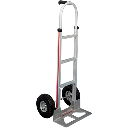 Knocked Down Hand Truck, Single Grip Handle, Aluminum, 52" Height, 500 lbs. Capacity M & M Nord Ouest Inc