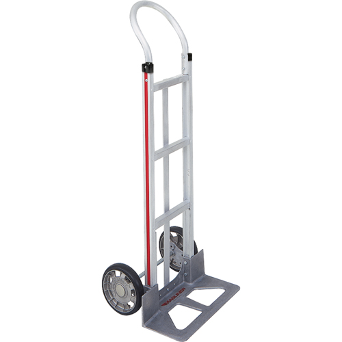 Knocked Down Hand Truck, Continuous Handle, Aluminum, 48" Height, 500 lbs. Capacity M & M Nord Ouest Inc