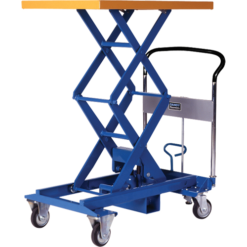 Dandy Lift Scissor Lift Table, 34-4/5" L x 23-3/5" W, Steel, 770 lbs. Capacity M & M Nord Ouest Inc