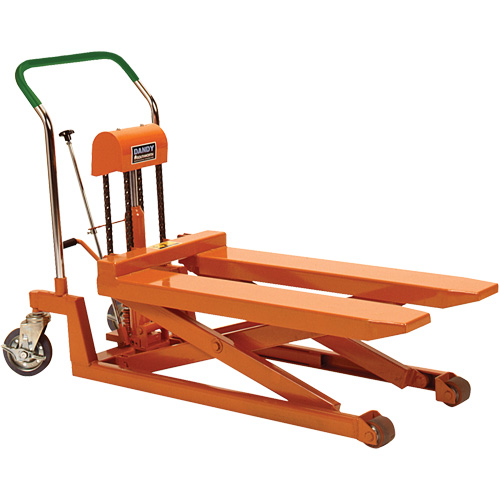 Dandy Lift Scissor Fork Lift Table, 37.1" L x 19.7" W, Steel, 1100 lbs. Capacity M & M Nord Ouest Inc