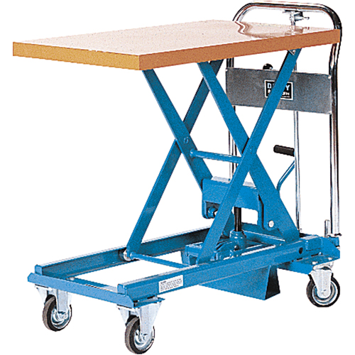 Dandy Lift Scissor Lift Table, 31-1/2" L x 19-7/10" W, Steel, 550 lbs. Capacity M & M Nord Ouest Inc