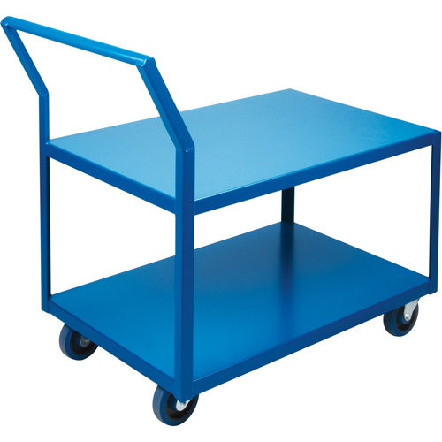 Chariots Surbaiss&eacute;s Robustes, 2 niveaux, 24" la x 36" p x 40" h, 1200 lb Cap M & M Nord Ouest Inc