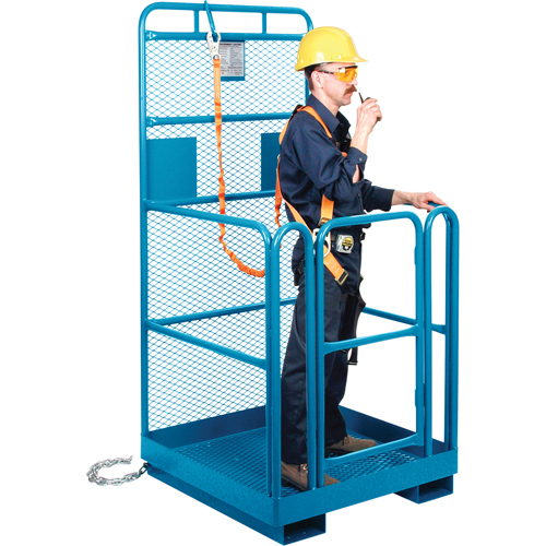 Nacelle &eacute;l&eacute;vatrice pour travail en hauteur, 36" x 36" x 72" h, Capacit&eacute; de 1000 lb, Acier M & M Nord Ouest Inc