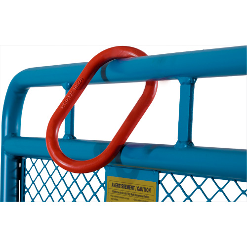 Nacelle &eacute;l&eacute;vatrice pour travail en hauteur, 36" x 36" x 72" h, Capacit&eacute; de 1000 lb, Acier M & M Nord Ouest Inc