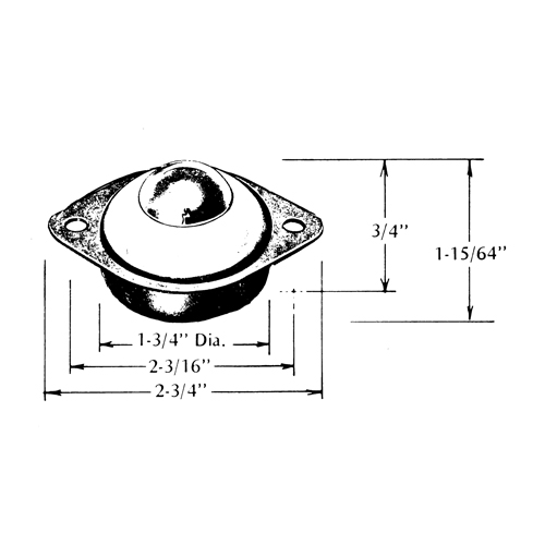 Steel Ball Transfers M & M Nord Ouest Inc