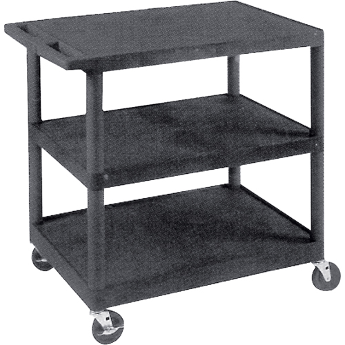 Utility Cart, 3 Tiers, 18" x 34" x 24", 400 lbs. Capacity M & M Nord Ouest Inc