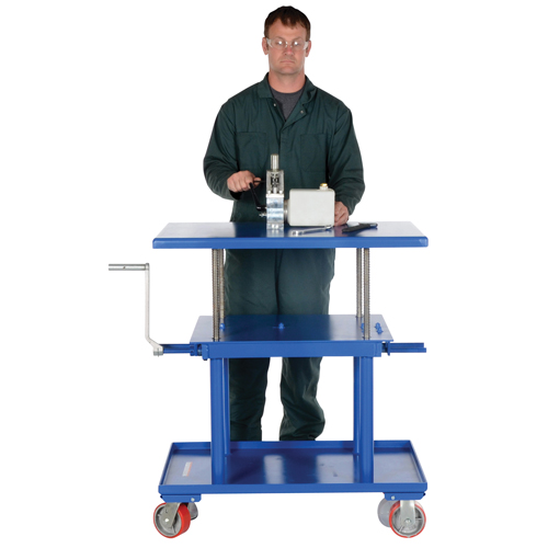 Hydraulic Lift Table, 24" L x 36" W, Steel, 2000 lbs. Capacity M & M Nord Ouest Inc