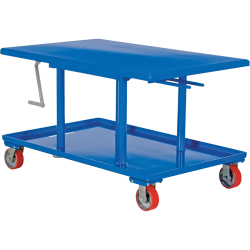 Post Lift Table, 42" L x 30" W, Steel, 2000 lbs. Capacity M & M Nord Ouest Inc