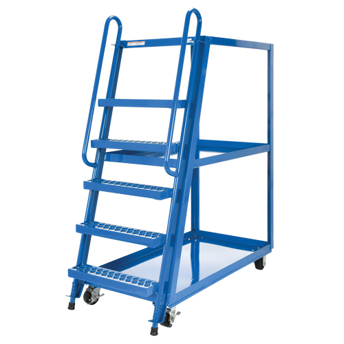 Stock Picking Cart, Steel, 27-7/8" W x 56-1/8" D, 3 Shelves, 1000 lbs. Capacity M & M Nord Ouest Inc