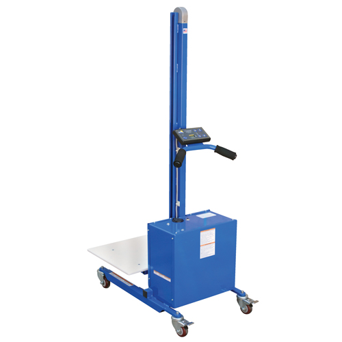 Gerbeur &agrave; plateforme &agrave; &eacute;l&eacute;vation rapide, M&eacute;canisme &eacute;lectrique, Capacit&eacute; de 175 lb, Levage max de 57" M & M Nord Ouest Inc