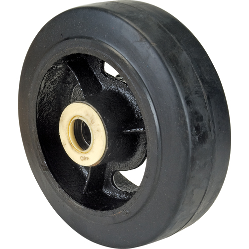 Rubber Wheels, 6" (152 mm) Dia. x 2" (51 mm) W, 550 lbs. (249 kg.) Capacity M & M Nord Ouest Inc