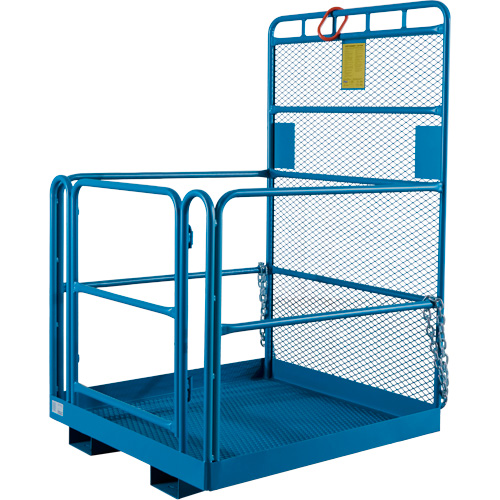 Nacelle &eacute;l&eacute;vatrice pour travail en hauteur, 48" x 48" x 72" h, Capacit&eacute; de 1000 lb, Acier M & M Nord Ouest Inc