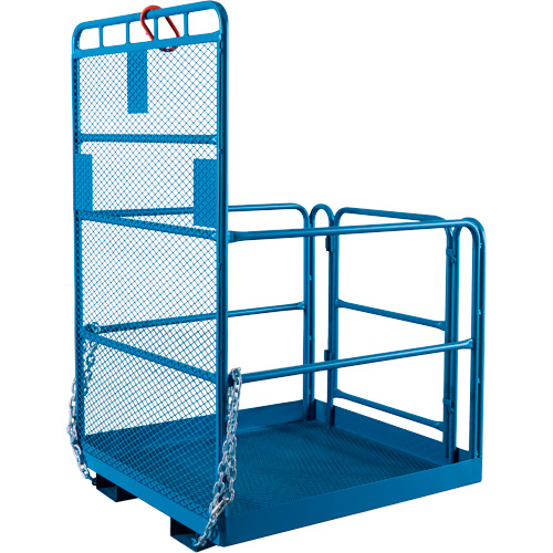 Nacelle &eacute;l&eacute;vatrice pour travail en hauteur, 48" x 48" x 72" h, Capacit&eacute; de 1000 lb, Acier M & M Nord Ouest Inc