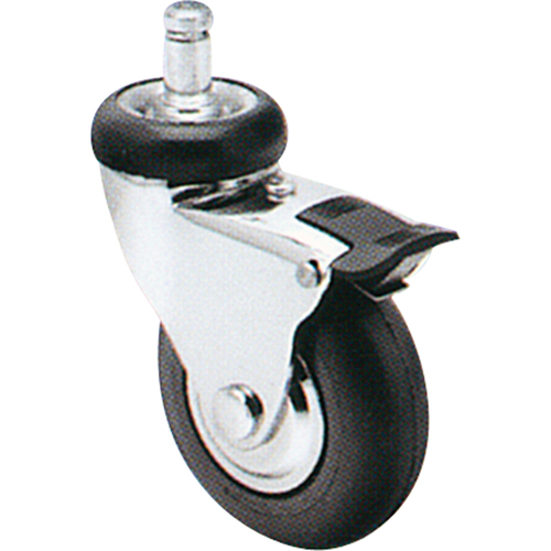 Comfort Roll Caster, Swivel with Brake, 3" (76 mm) Dia., 175 lbs. (79 kg.) Capacity M & M Nord Ouest Inc