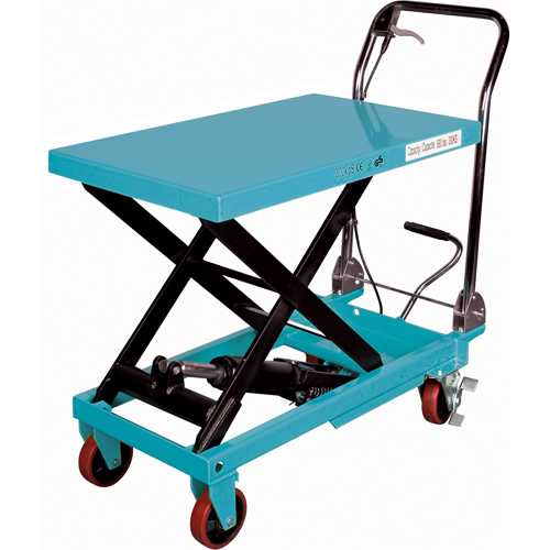 Heavy-Duty Hydraulic Scissor Lift Table, 32" L x 19-3/4" W, Steel, 1100 lbs. Capacity M & M Nord Ouest Inc