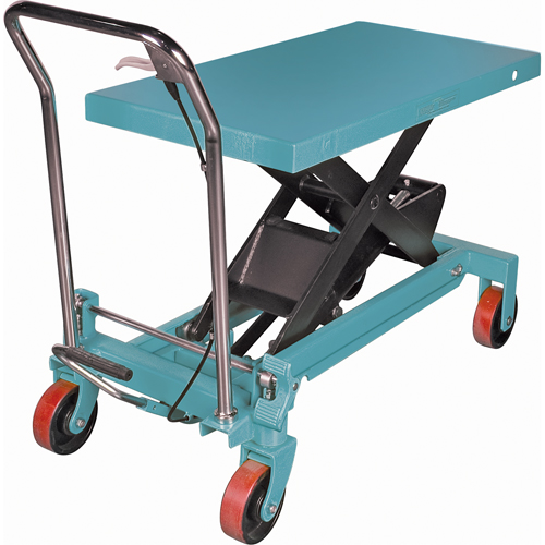Heavy-Duty Hydraulic Scissor Lift Table, 39-3/8" L x 20-1/8" W, Steel, 1650 lbs. Capacity M & M Nord Ouest Inc