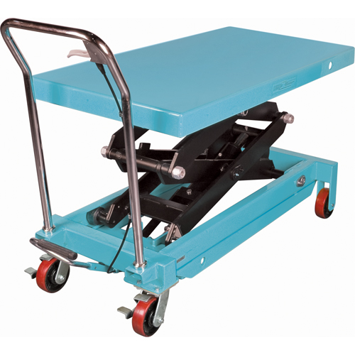 Heavy-Duty Hydraulic Scissor Lift Table, 48" L x 24" W, Steel, 1545 lbs. Capacity M & M Nord Ouest Inc