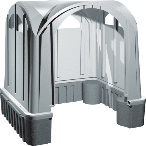 Abris en poly pour l'ext&eacute;rieur, 3 murs, 7' lo x 6' la x 7' h M & M Nord Ouest Inc