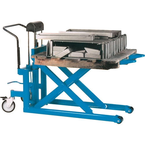 Hydraulic Skid Scissor Lift/Table, 42-1/2" L x 27" W, Steel, 1000 lbs. Capacity M & M Nord Ouest Inc