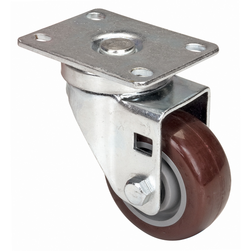 Caster, Swivel, 3" (76 mm), Polyurethane, 230 lbs. (104 kg.) M & M Nord Ouest Inc