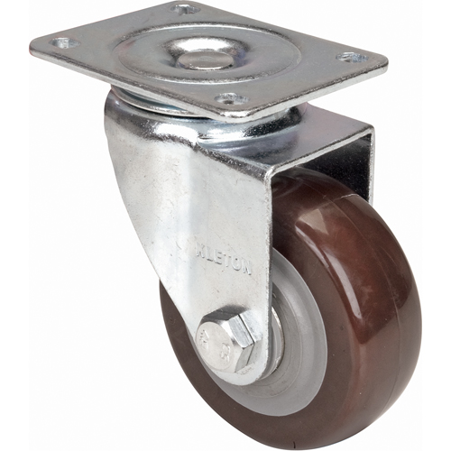 Caster, Swivel, 4" (101.6 mm), Polyurethane, 440 lbs. (199.58 kg.) M & M Nord Ouest Inc