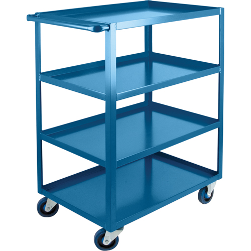 Chariots &agrave; tablettes robustes, 4 Tiers, 24" la x 48" h x 51" p, Capacit&eacute; 1200 lb M & M Nord Ouest Inc